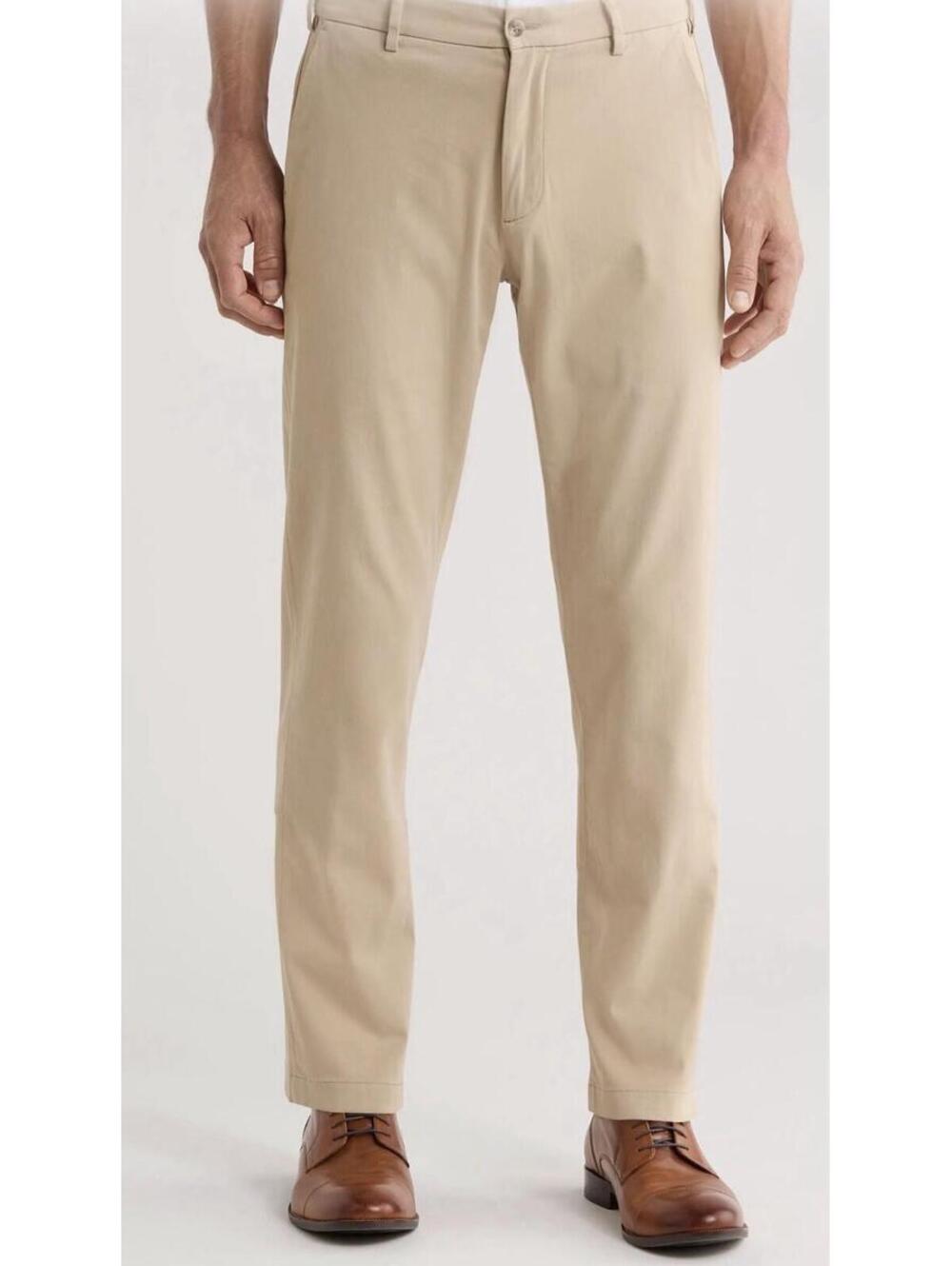 NWT Peter Millar Crown Crafted Carlyle Tailored Fit Pants – Khaki – 38